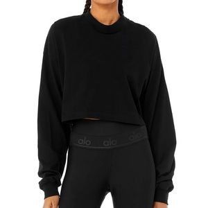 Alo It Girl Crop Long Sleeve T-Shirt